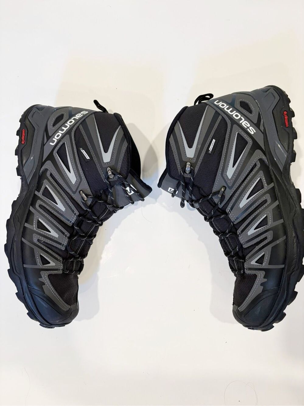 Salomon Hiking Boot Ultra Pioneer Black Mens Size 11 Waterproof